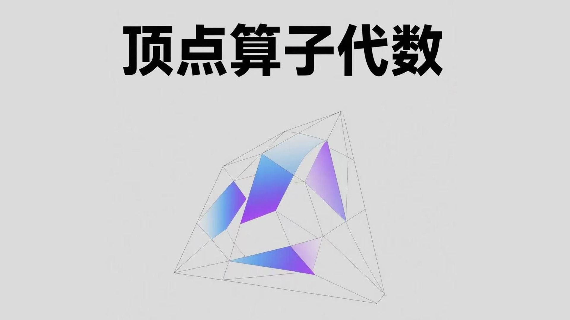 顶点算子代数研讨会